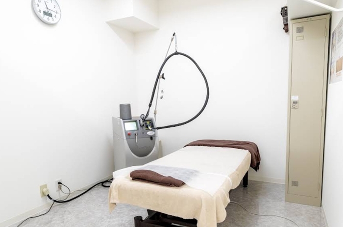 メンズリゼ 京都河原町院の施術室