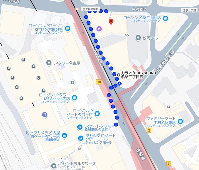 メンズリゼ 名古屋駅前院MAP